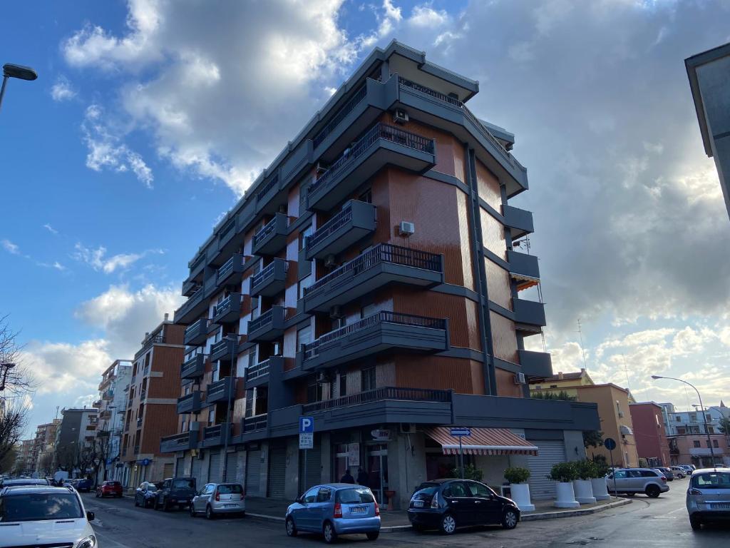 The building in which a panziókat is located