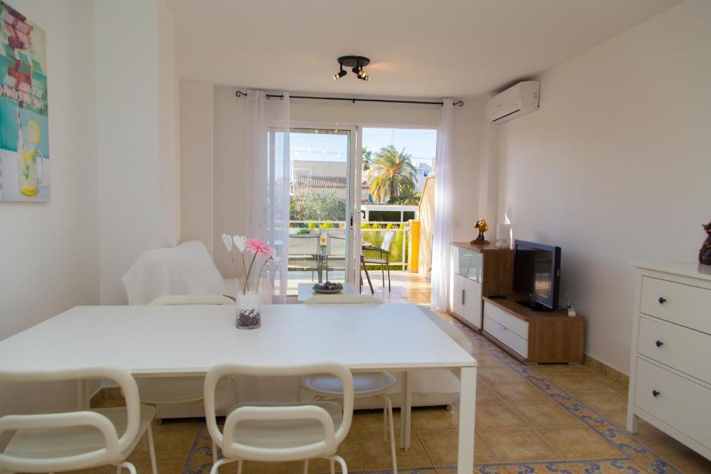 Posezení v ubytování Denia Las Marinas Apartamento