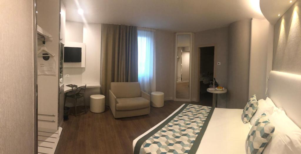 Koupelna v ubytování Ark Hotel