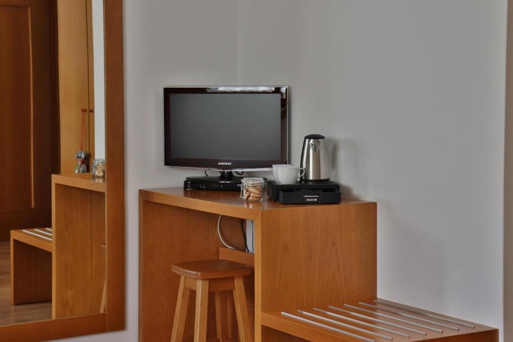 TV a/nebo společenská místnost v ubytování Casa Cova do Barro