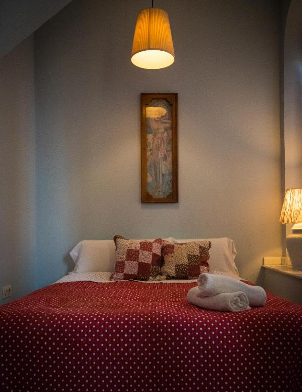 Postel nebo postele na pokoji v ubytování La Flamenka Hostel