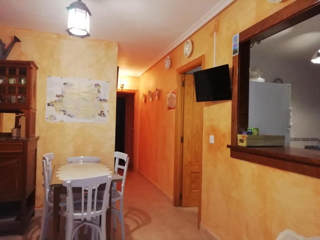 TV a/nebo společenská místnost v ubytování Casa Rural Abuela Maxi