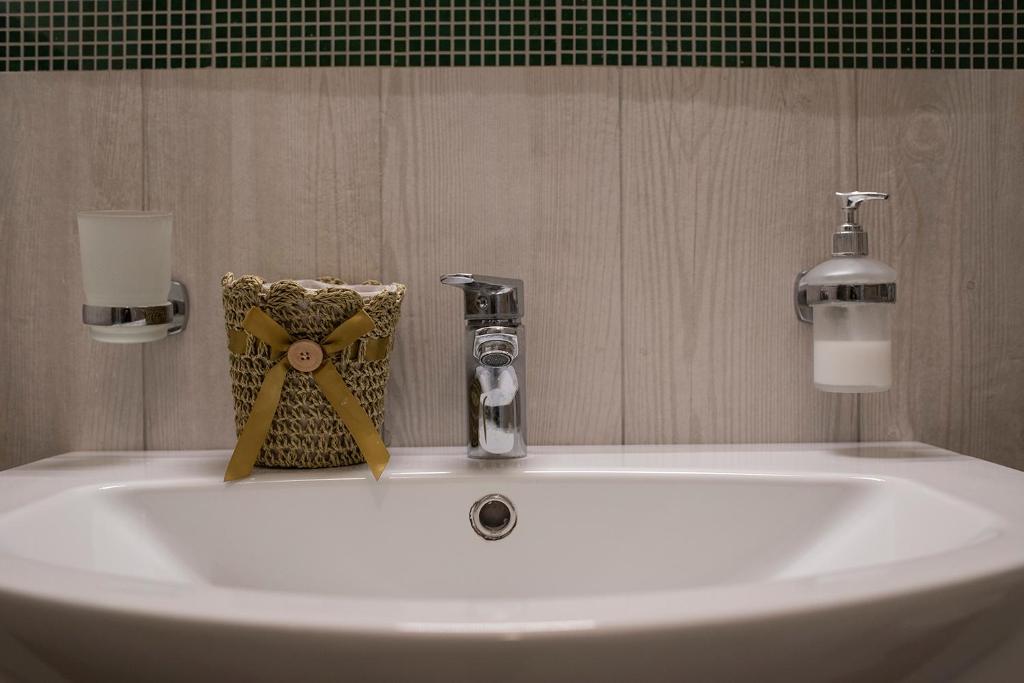 Kúpeľňa v ubytovaní Domus Borbonica