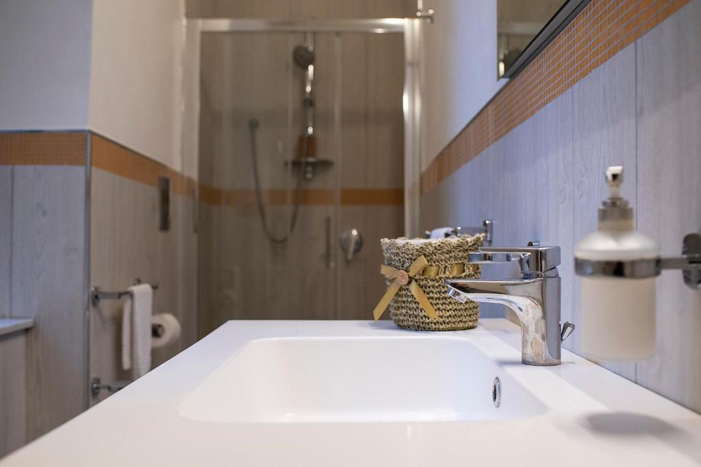 Kúpeľňa v ubytovaní Domus Borbonica