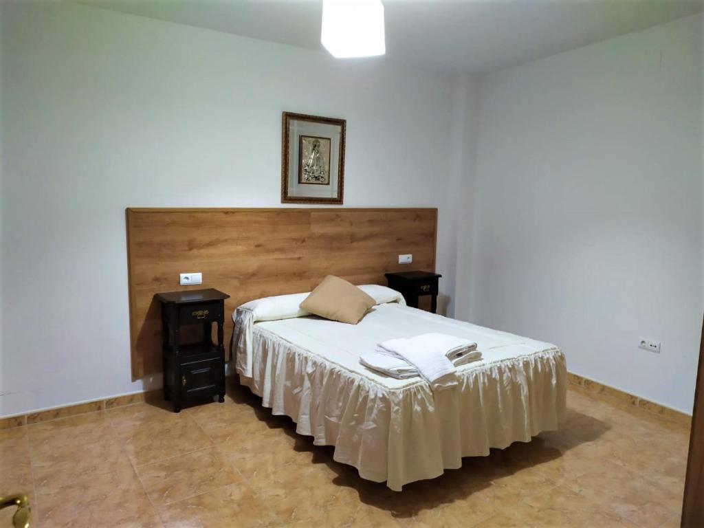 Posteľ alebo postele v izbe v ubytovaní Apartamento Villa Soterraña