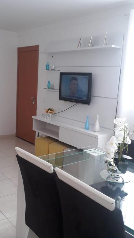  Apartamento mobiliado em condomínio fechado