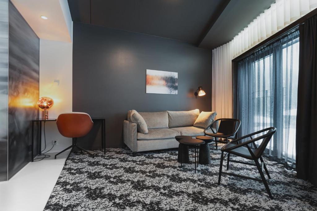 Posezení v ubytování Design Hotel Levi