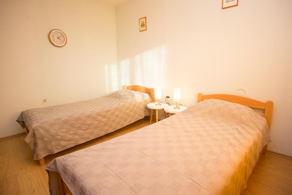 Postel nebo postele na pokoji v ubytování Apartman M&M Žminj