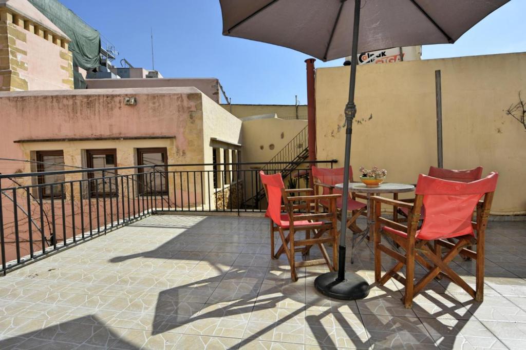 Balkon lub taras w obiekcie Chrynigema