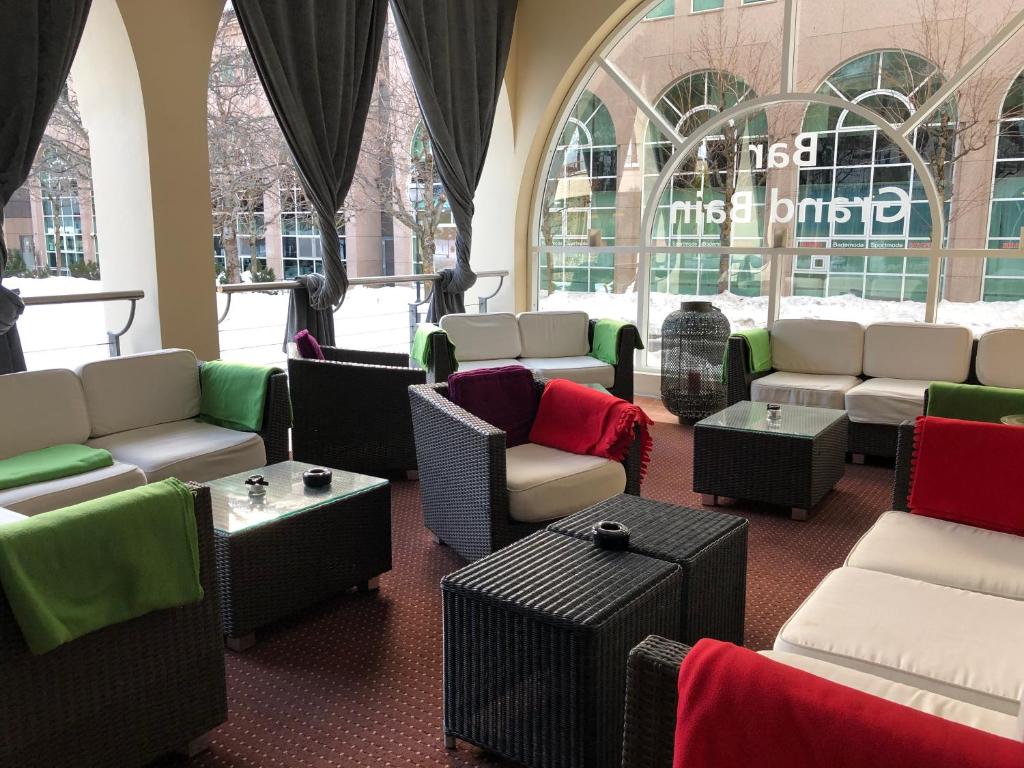 Area soggiorno di Thermal Hotels & Walliser Alpentherme Leukerbad