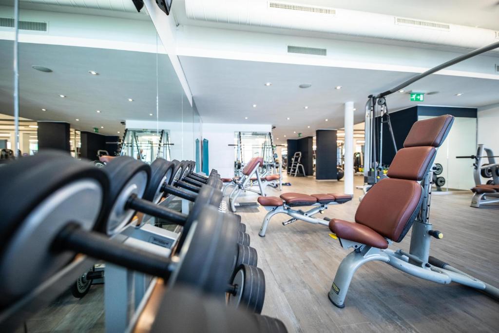 Fitness centrum a/nebo fitness zařízení v ubytování Villa Sassa