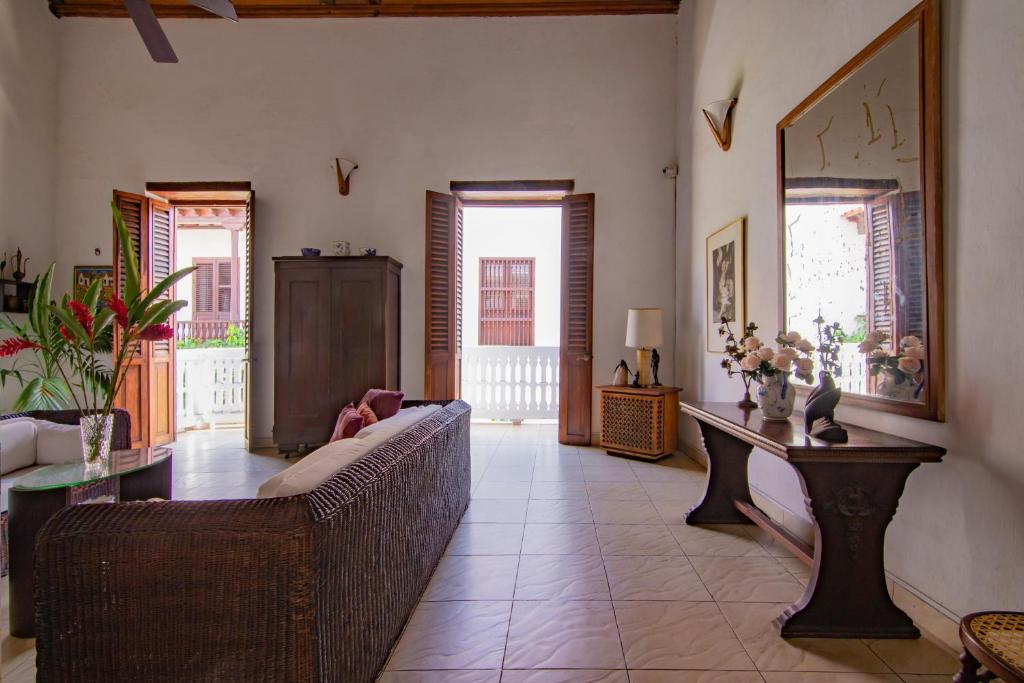 Posezení v ubytování Casa Del Tejadillo