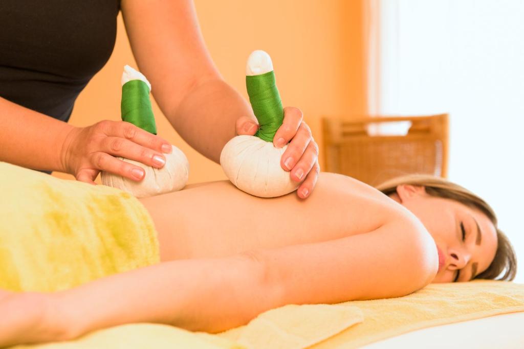 Lázně a/nebo wellness v ubytování RAMSI euer Familienhotel