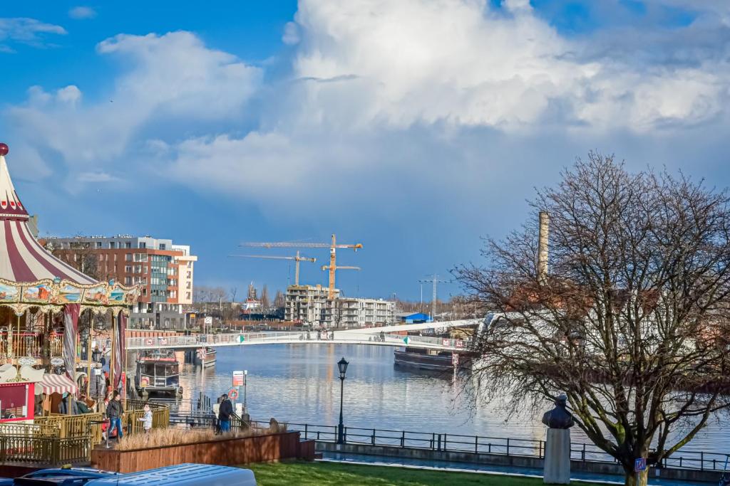 Výhľad na rieku v blízkosti apartmánu