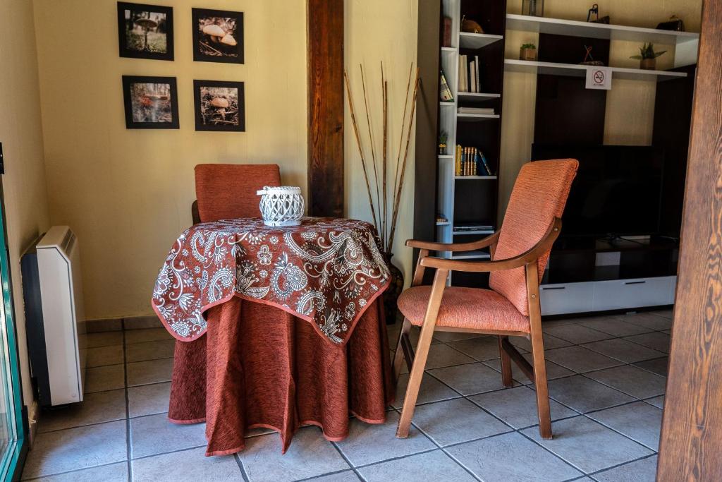 Posezení v ubytování Apartamento La Hoz