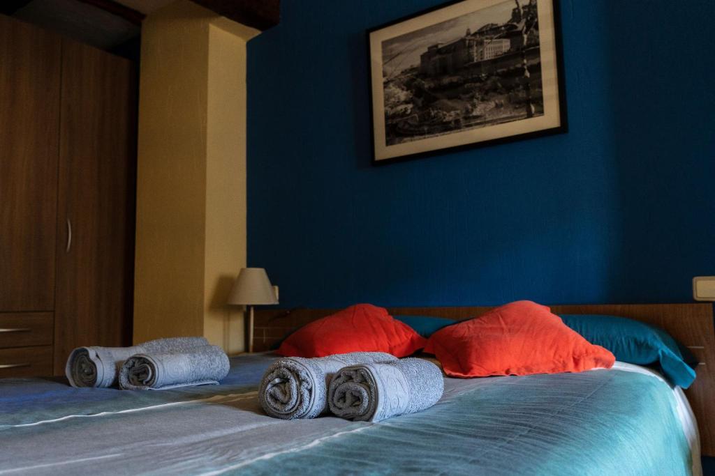 Postel nebo postele na pokoji v ubytování Apartamento La Hoz