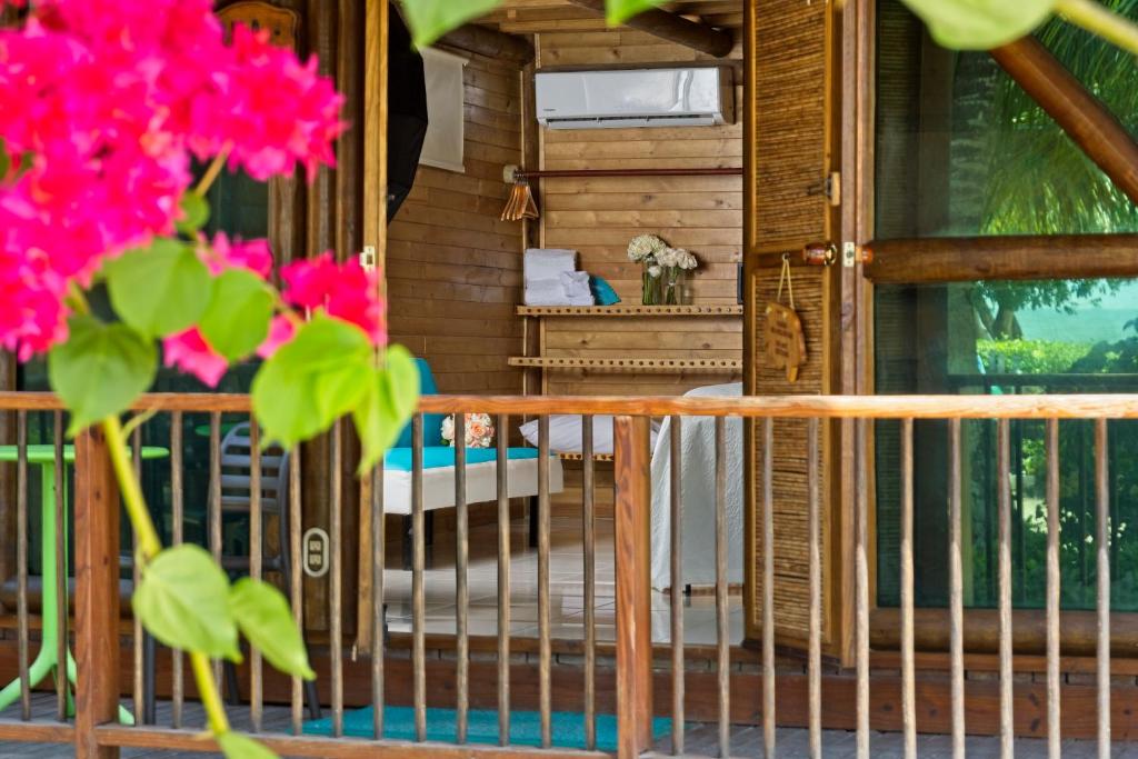 Balkón nebo terasa v ubytování Hotel Isla del Encanto