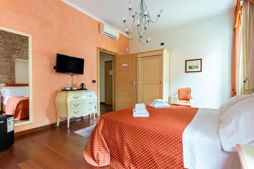 TV a/nebo společenská místnost v ubytování Venice Top Apartments and Rooms San Marco 2442-A