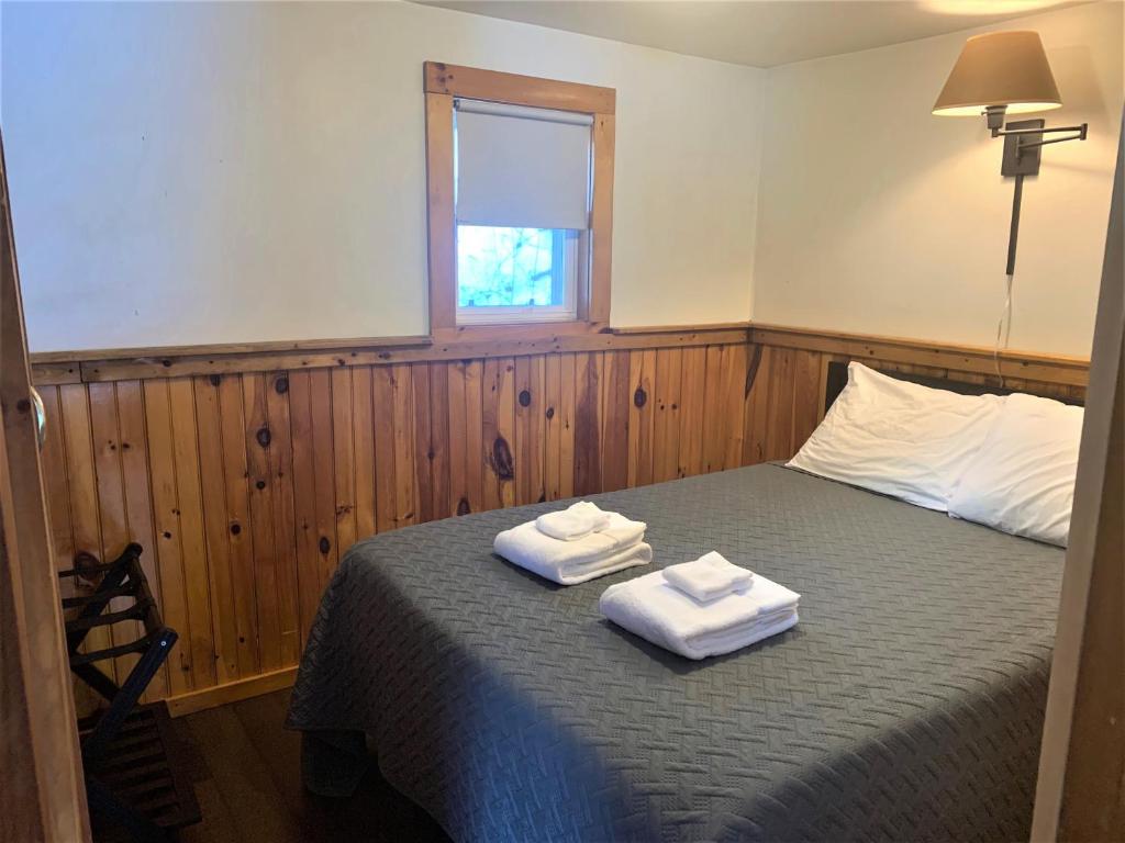 Postel nebo postele na pokoji v ubytování Pine Crest Motel & Cabins