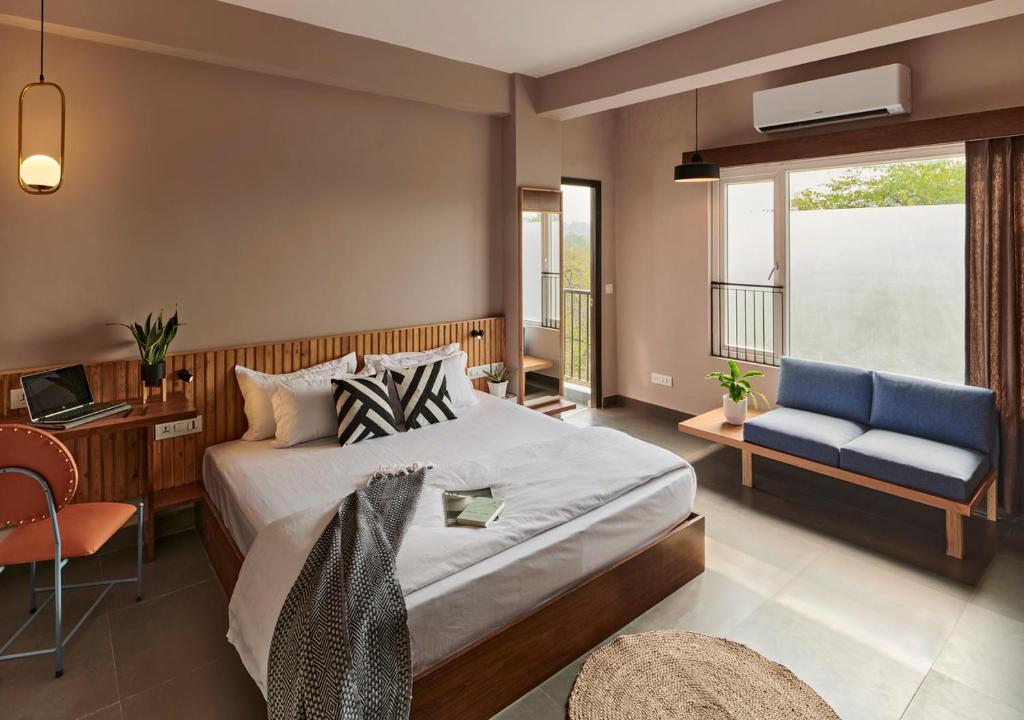 Posezení v ubytování Minimalist Poshtel & Suites