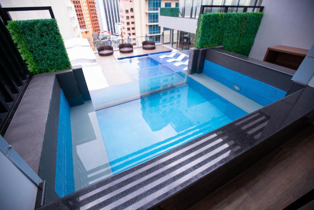 Bazén v ubytování Coro Hotel nebo v jeho okolí