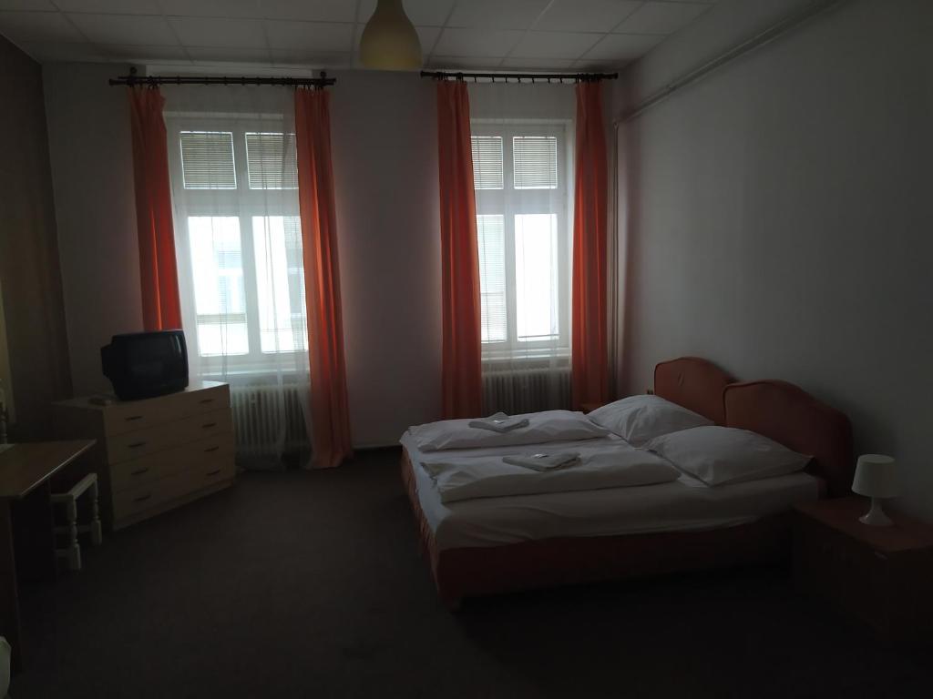 Postel nebo postele na pokoji v ubytování Tourist room Maria