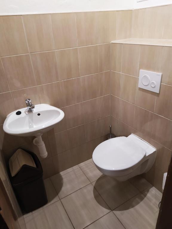 Koupelna v ubytování Tourist room Maria