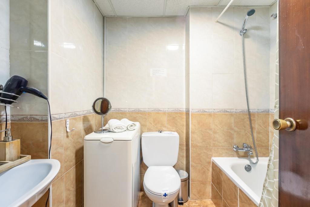 Kúpeľňa v ubytovaní sueños de Triana