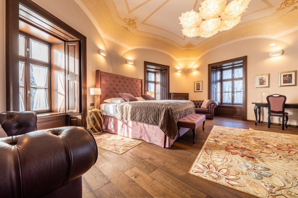 Posezení v ubytování Chateau Appony