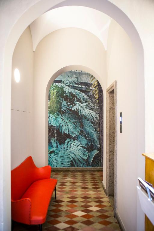 Część wypoczynkowa w obiekcie G-Rough, Rome, a Member of Design Hotels