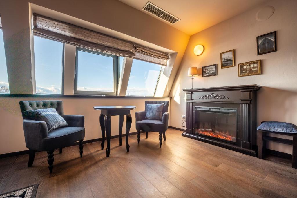 Posezení v ubytování Chateau Appony