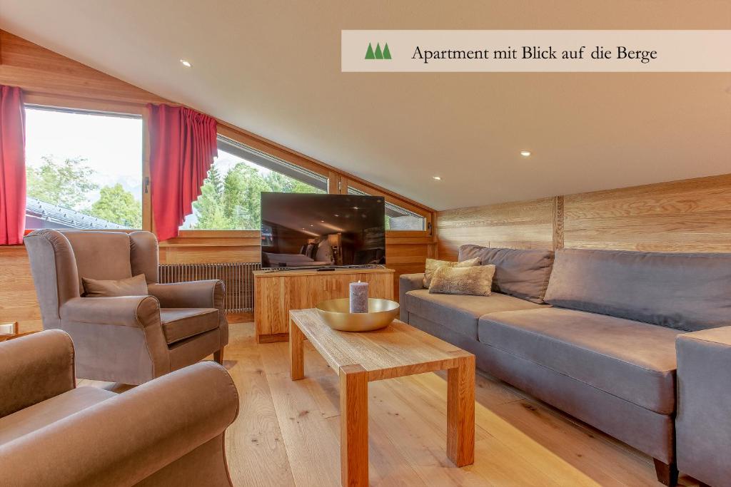 Posezení v ubytování Hotel Waldrand