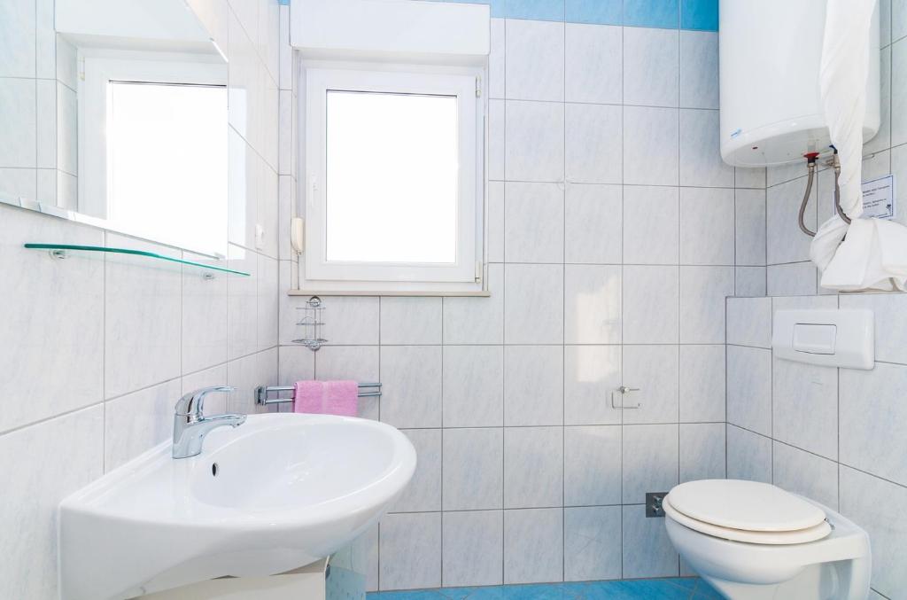 Koupelna v ubytování Villa Lavanda
