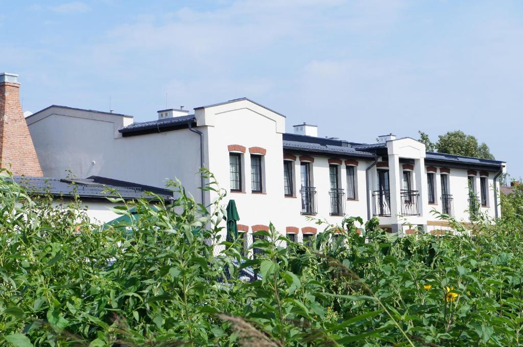 Budova, kde se aparthotel nachází