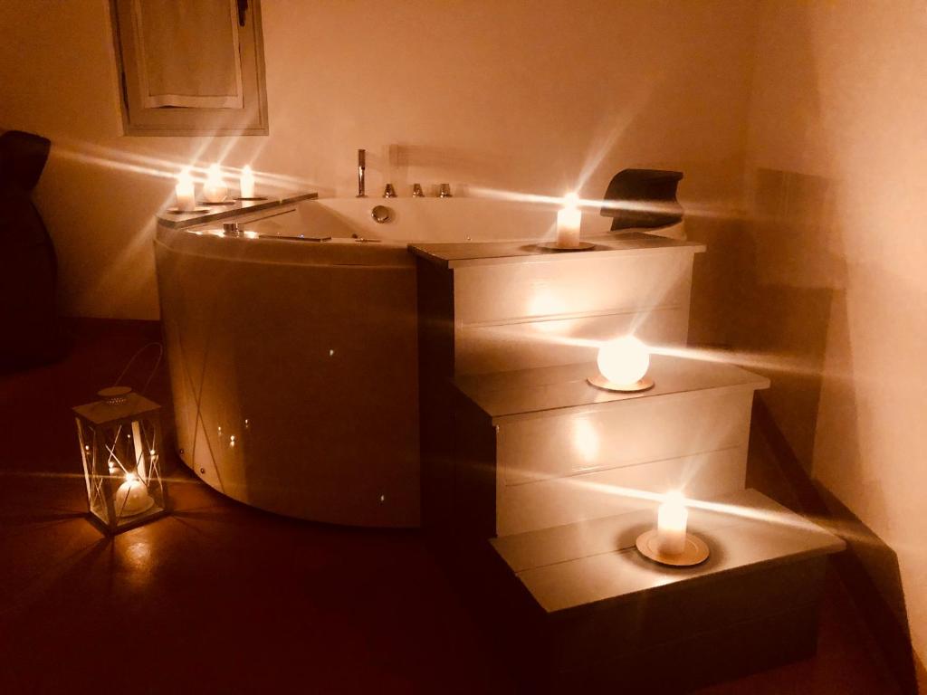 A bathroom at Masseria Ancella