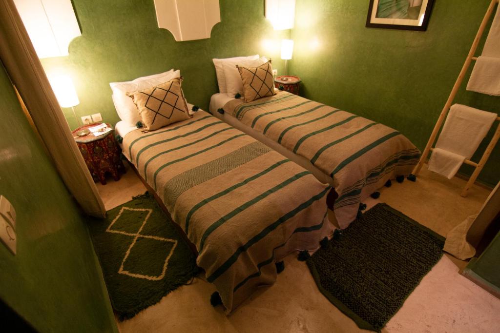 Vuode tai vuoteita majoituspaikassa riad mimoune