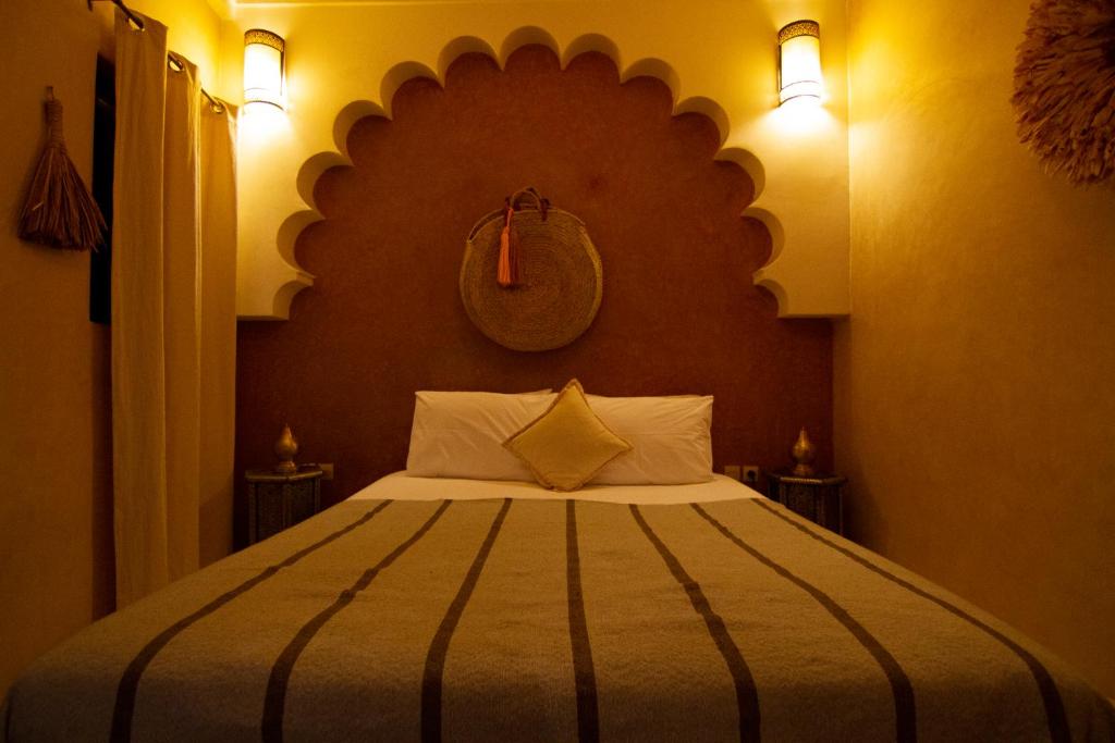Vuode tai vuoteita majoituspaikassa riad mimoune