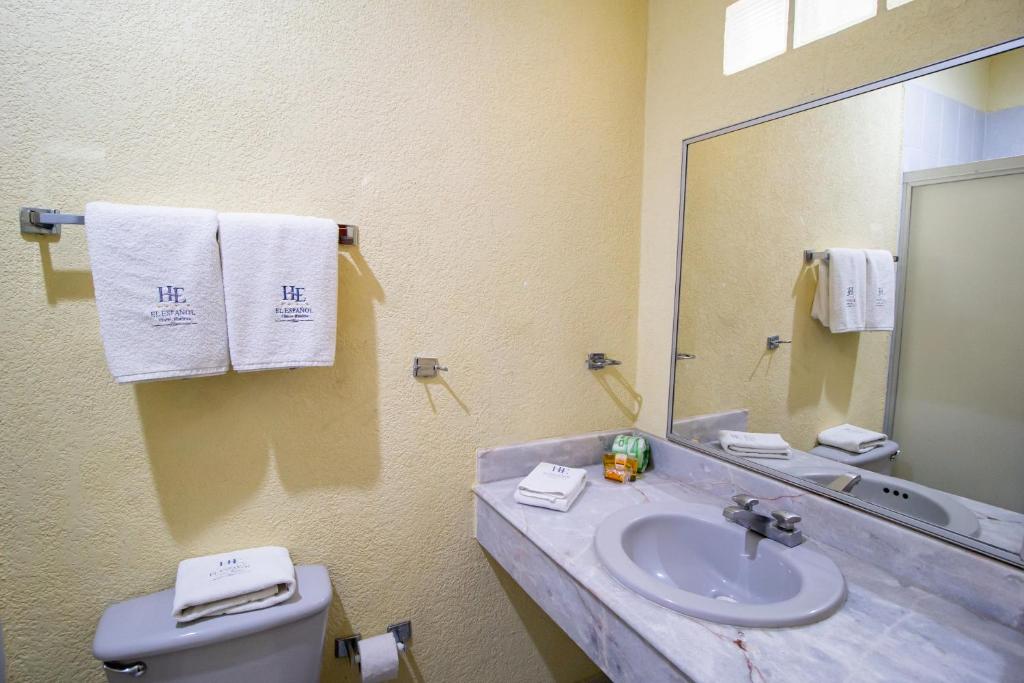 Koupelna v ubytování Hotel El Español Centro Historico