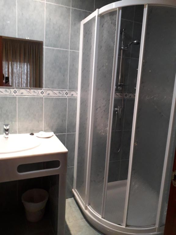 Koupelna v ubytování Hotel Goya