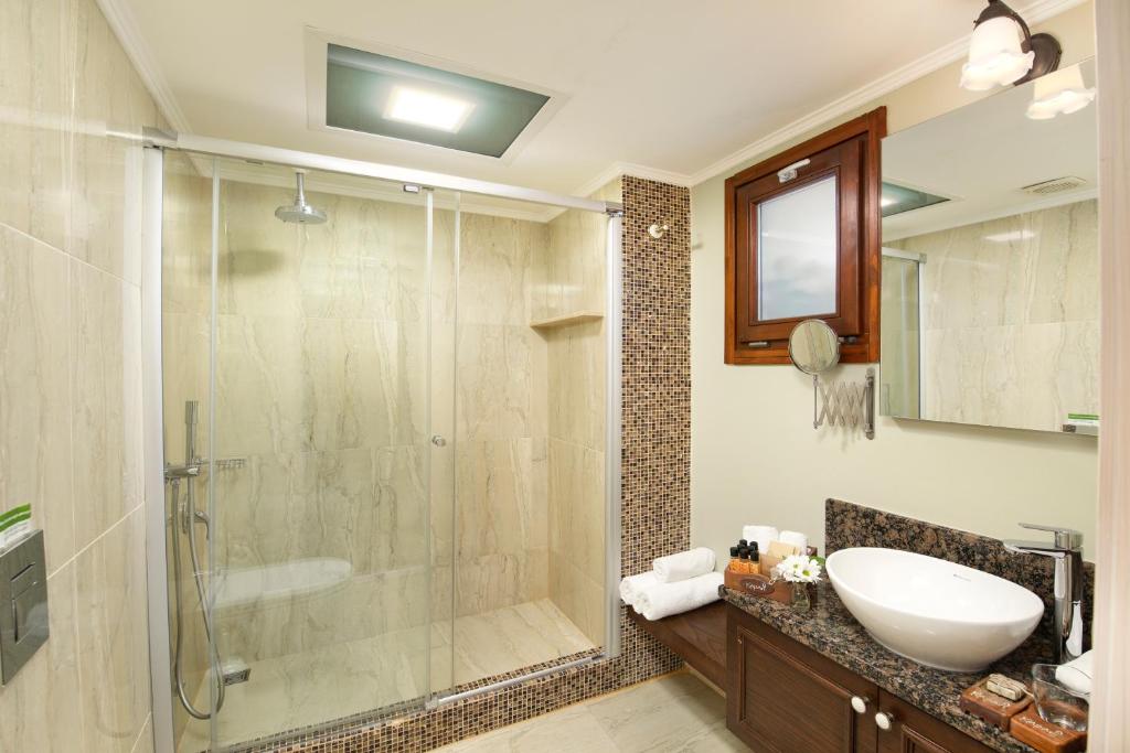 Koupelna v ubytování Alacati Kapari Hotel - Special Category