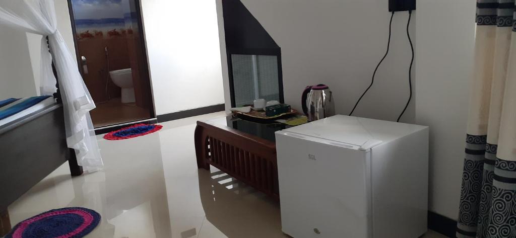 Kuchyň nebo kuchyňský kout v ubytování Bisandu guesthouse