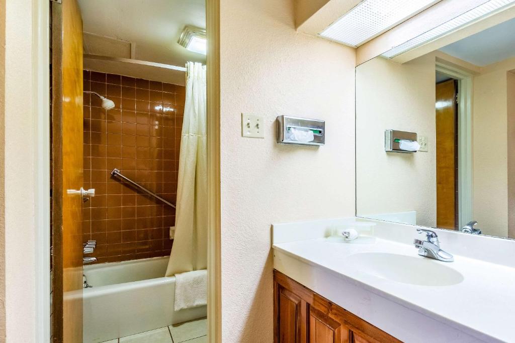 Koupelna v ubytování Econo Lodge