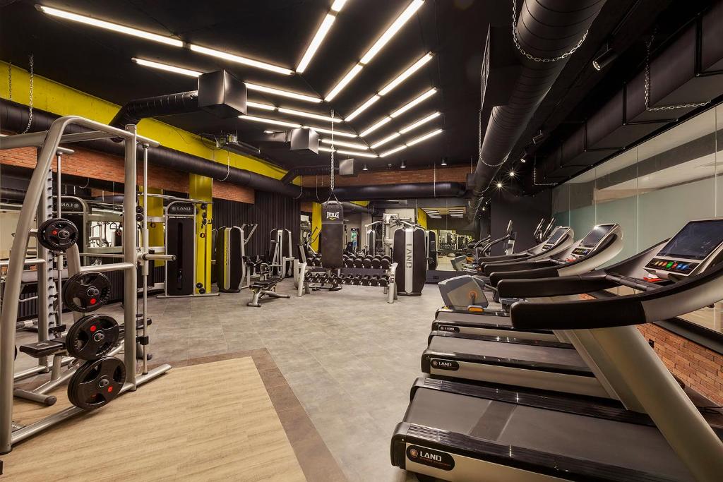 Fitness centrum a/nebo fitness zařízení v ubytování Jermuk Hotel and SPA