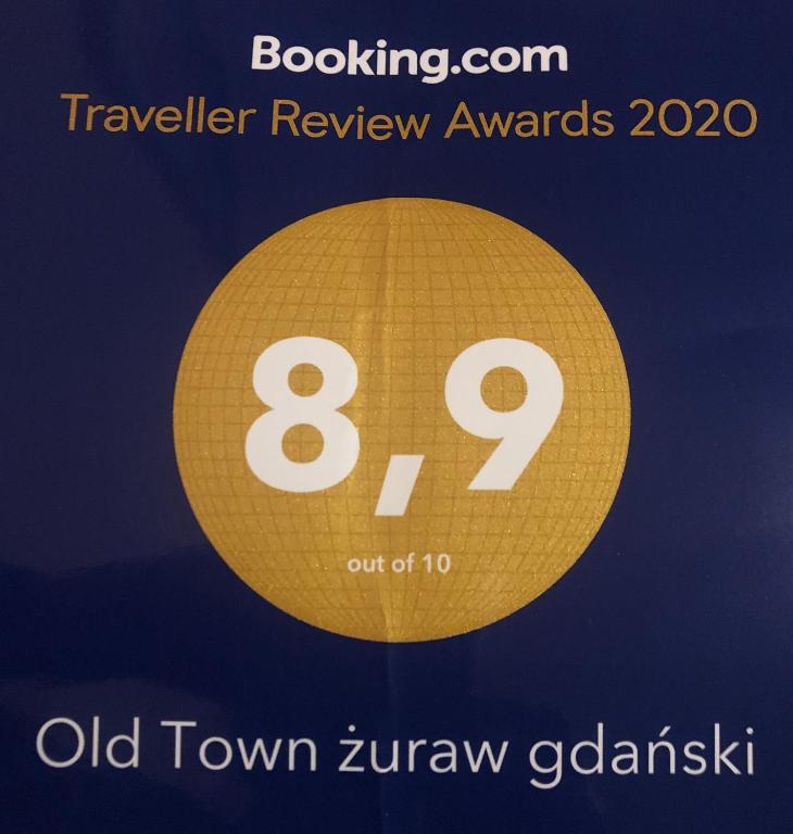 Certifikát, ocenenie alebo iný dokument vystavený v ubytovaní Old Town żuraw gdański