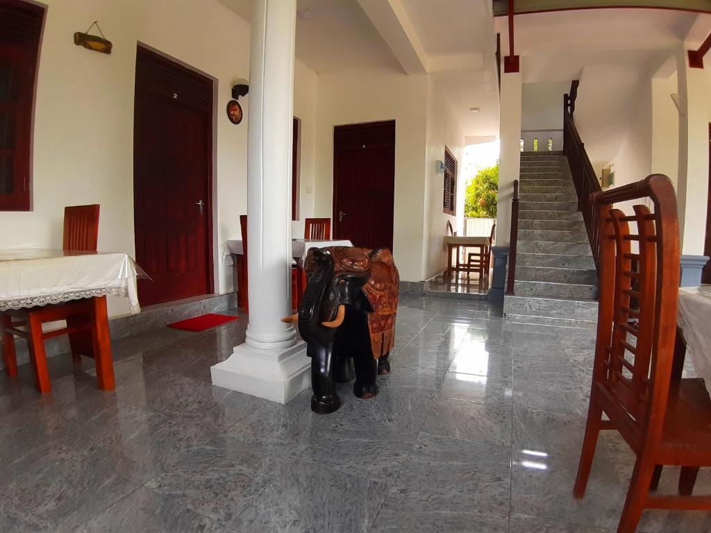 Posezení v ubytování Radha Tourist Home