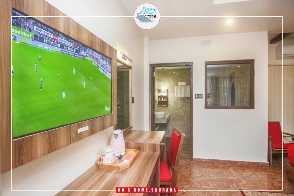 TV a/nebo společenská místnost v ubytování KC's Home