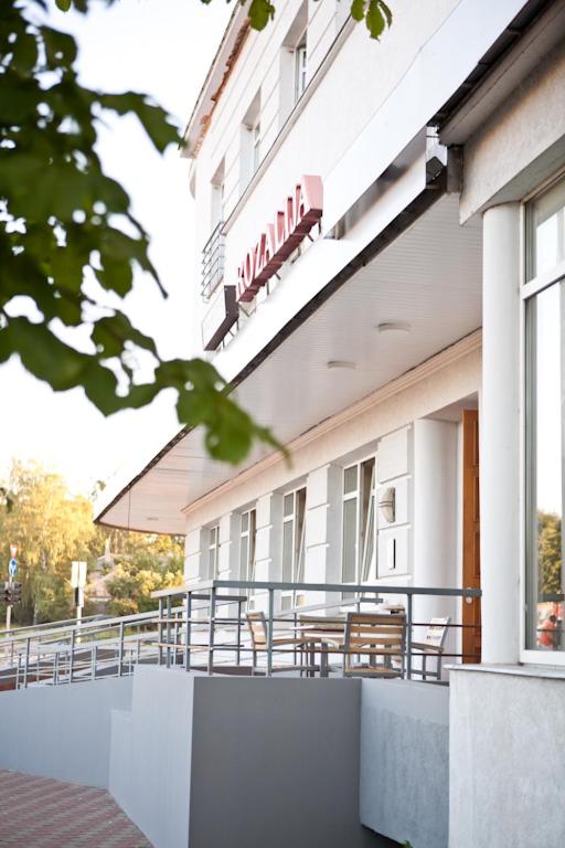 Balkón nebo terasa v ubytování Kolonna Hotel Rēzekne
