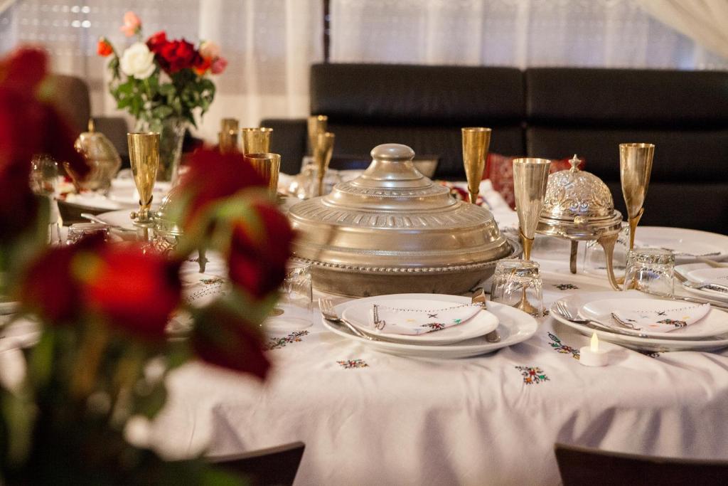 Restaurace v ubytování Riad Mimosa