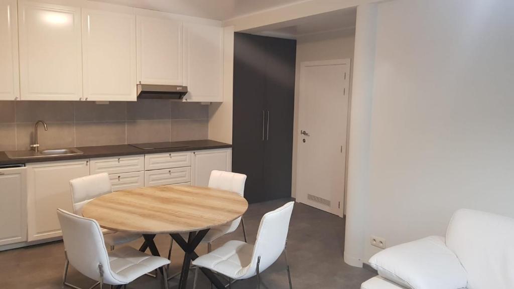 Kuchyň nebo kuchyňský kout v ubytování Mathilda - apartments