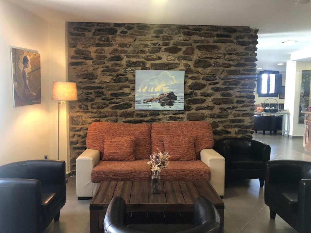 Posezení v ubytování Hotel Rural Real de Poqueira